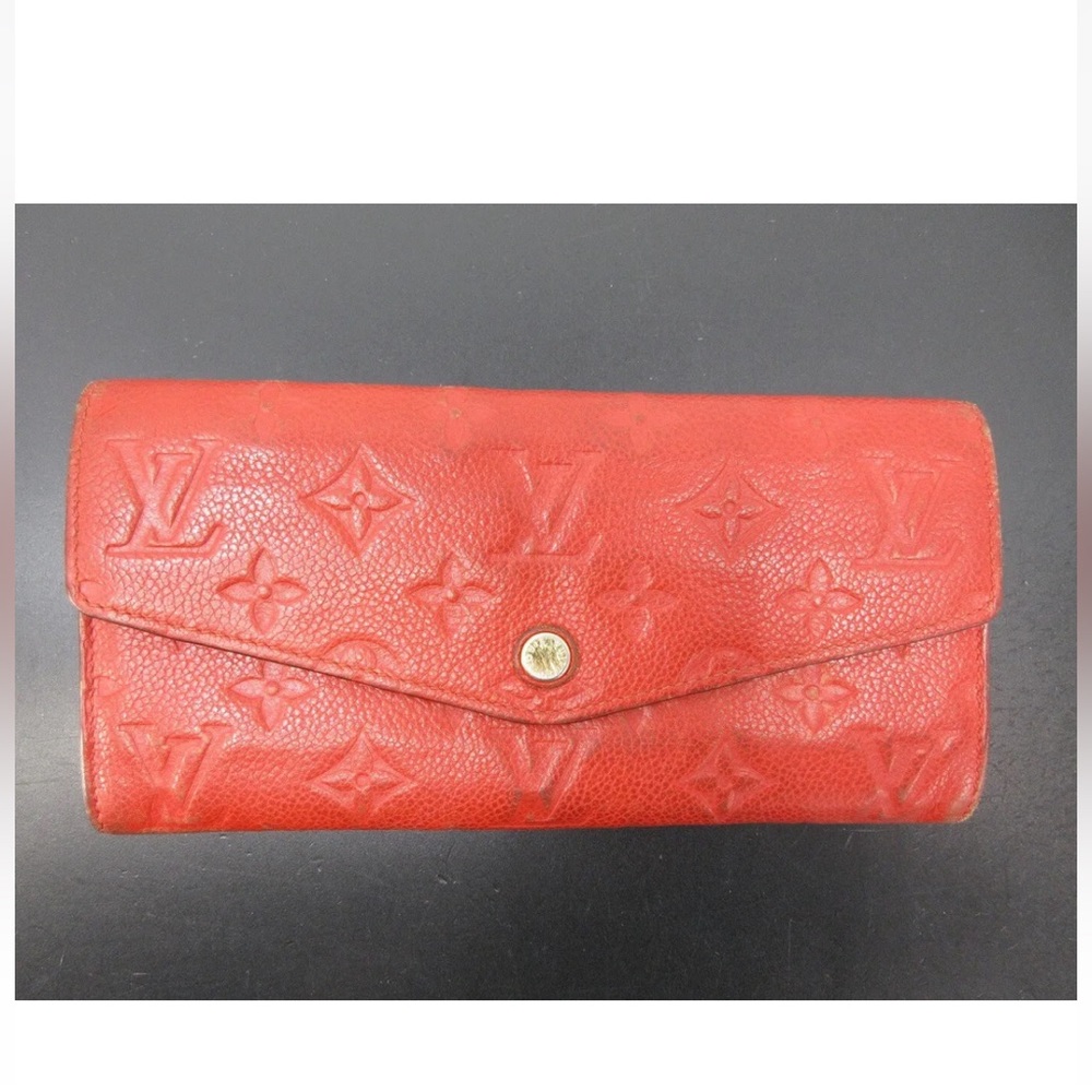 Louis Vuitton Empreinte Portefeiulle Curieuse leather Long wallet with insert!